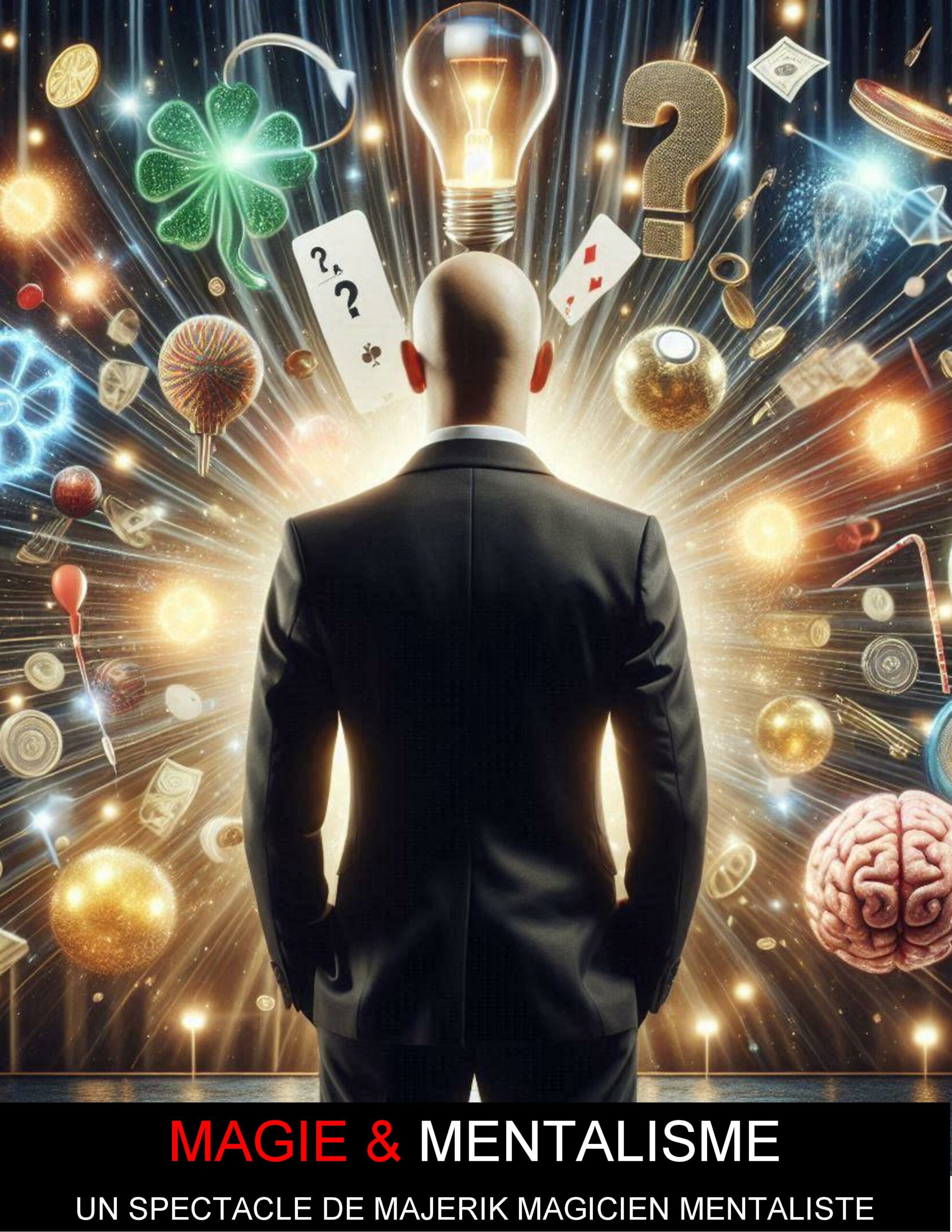 AFFICHE SPECTACLE MAGIE & MENTALISME